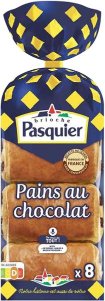 PASQUIER PAIN AU CHOCOLAT x8 360G