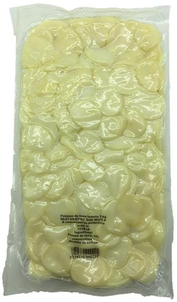 POMMES DE TERRE EN LAMELLES SS-VIDE 2KG