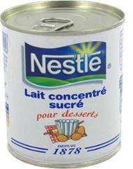 LAIT CONCENTRÉ SUCRÉ 395G NESTLÉ