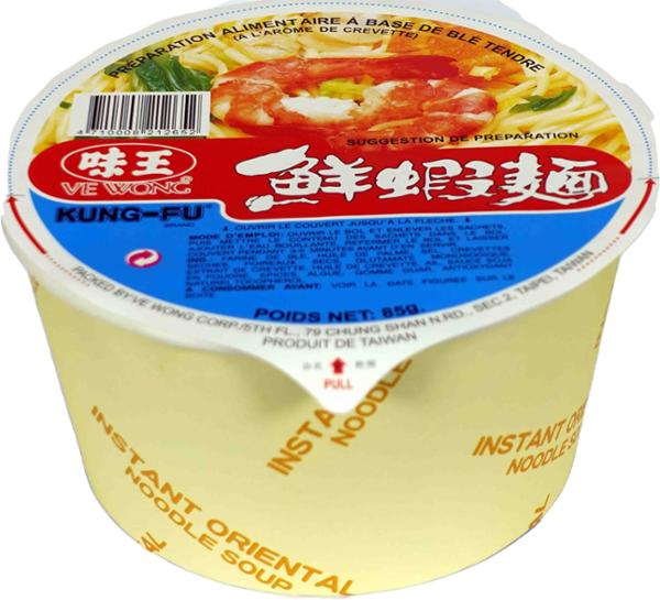 SOUPE SAVEUR CREVETTE 85G KUNG-FU