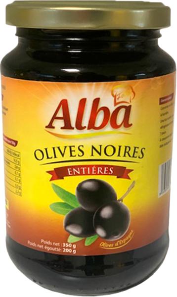 OLIVES NOIRES ENTIÈRES 350G