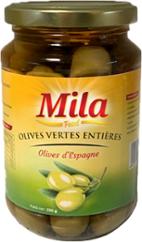 OLIVES VERTES ENTIÈRES 350G