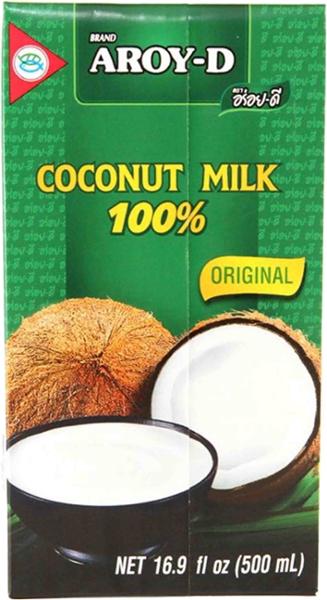 LAIT DE COCO UHT 500ML 17-18% AROY-D