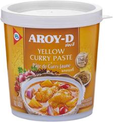 PÂTE DE CURRY JAUNE 400G AROY-D