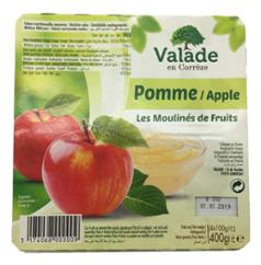 COMPOTE DE POMMES 4X100G VALADE