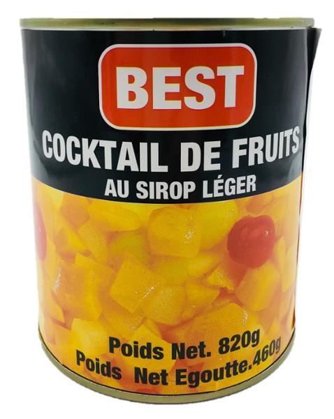 COCKTAIL DE FRUITS AU SIROP 820G BEST