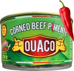 OUACO CORNED BEEF PIMENTÉ 230G