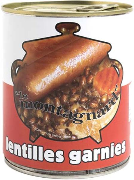 LENTILLES GARNIES 840G