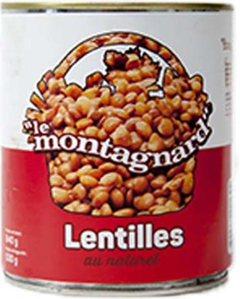 LENTILLES AU NATUREL 840G