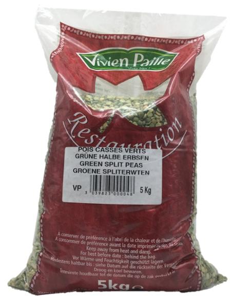 POIS CASSÉS VERTS 5KG VIVIEN PAILLE