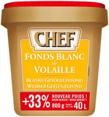 FONDS BLANC DE VOLAILLE 800G CHEF