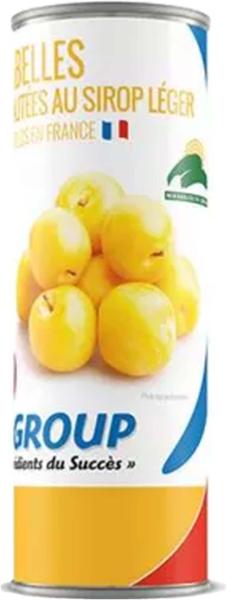 MIRABELLES DÉNOYAUTÉES AU SIROP 1,5KG