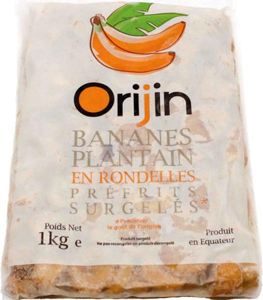 BANANES PLANTAIN EN RONDELLES 1KG