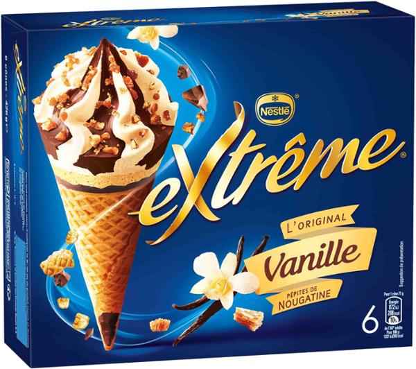 NESTLÉ CÔNES EXTRÊME VANILLE 720ML