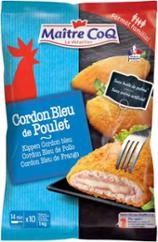 CORDON BLEU DE POULET 1KG MAÎTRE COQ