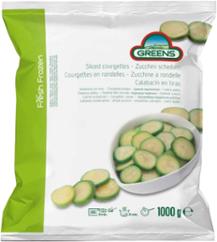 COURGETTES EN RONDELLES 1KG GREENS