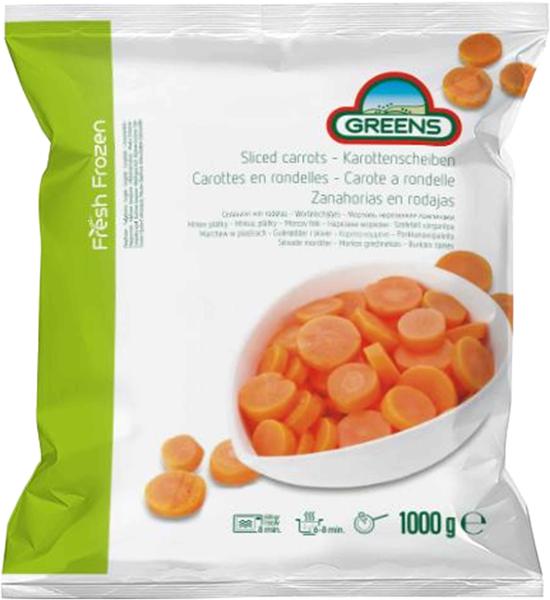 CAROTTES EN RONDELLES 1KG GREENS