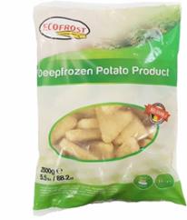 POMMES QUARTIER AVEC PEAU 2,5KG ECOFROST