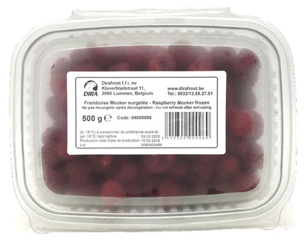 FRAMBOISES MEEKER CALIBRE 14-18 MM 500G