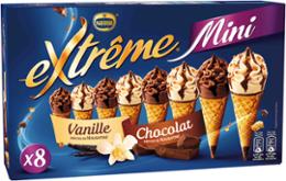 MINI CÔNES EXTRÊME VANILLE/CHOCO 480ML