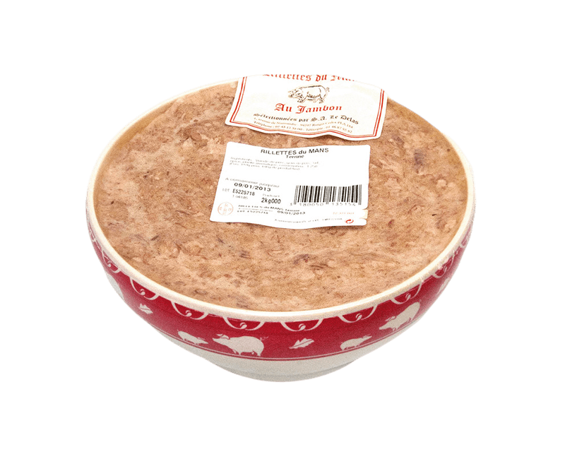 TERRINE DE RILLETTES DU MANS 2KG THIOL