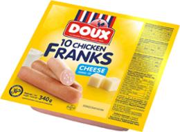 SAUCISSES DE POULET AU FROMAGE 340G