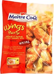 AILES DE POULET NATURE 1KG MAITRE COQ