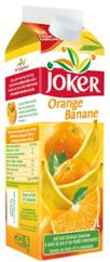 JOKER JUS ORANGE/BANANE 2L