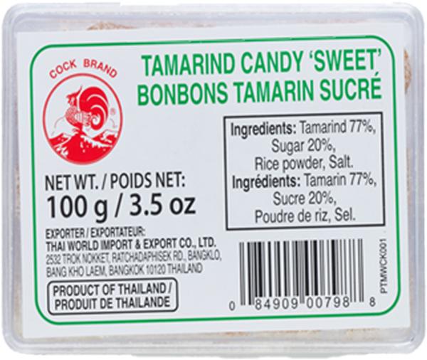 BONBONS AU TAMARIN BOITE COCK 100G