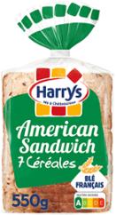 HARRYS PAIN 7 CÉRÉALES AVEC CROUTE 550G