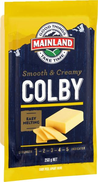 BLOC CHEESE COLBY 250G