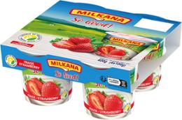 MILKANA SO GOOD FRAISE 100G x 4