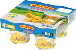 MILKANA SO GOOD BANANE 100G x 4